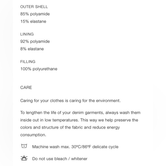 Zara Asymmetrical One piece Swimsuit, size medium - Picture 5 of 5